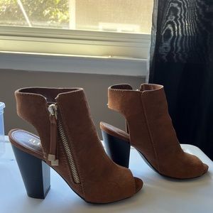 Ana Open Toe Booties